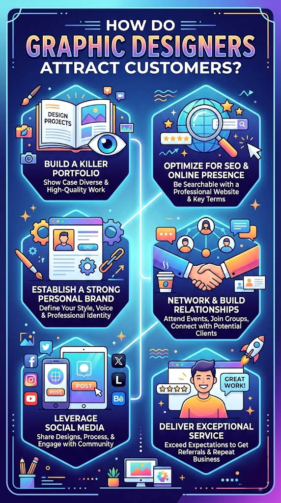 How Do Graphic Designers Attract Customers?